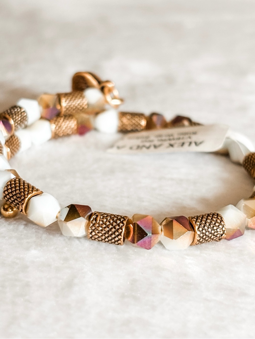 NWT! Alex and Ani Ruler Robin Wrap Bracelet - Rose Gold